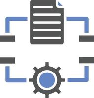 Algorithm Icon Style vector