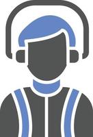 Worker Icon Style vector