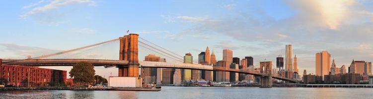 Brooklyn Bridge panorama photo