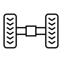 Wheel Alignment Icon Style vector