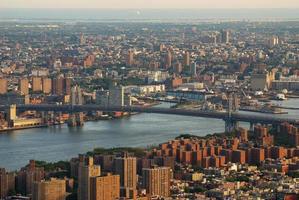 puente de williamsburg ciudad de nueva york foto