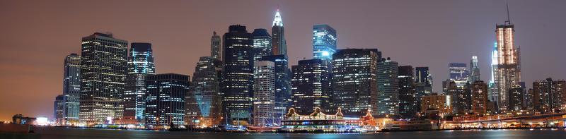 panorama de la ciudad de nueva york foto