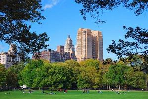 parque central de manhattan de la ciudad de nueva york foto