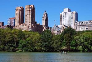 panorama del parque central de la ciudad de nueva york foto