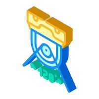 viewing angle camera isometric icon vector illustration