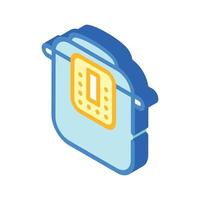 multicooker equipment isometric icon vector symbol illustration