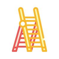 ladder tool color icon vector isolated illustration