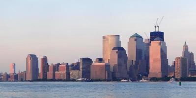 New York City Manhattan downtown skyline photo