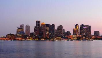 Boston at dusk photo