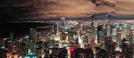 Chicago urban skyline panorama photo