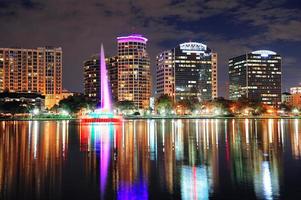 Orlando downtown dusk photo