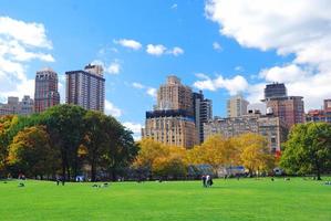 parque central de manhattan de la ciudad de nueva york foto