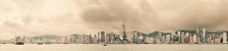 Hong Kong city skyline photo