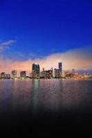 Miami night scene photo