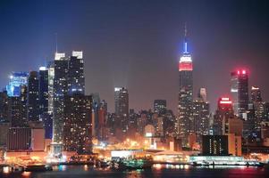 New York City Manhattan midtown skyline photo