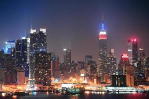 nueva york manhattan midtown skyline foto