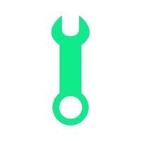 Wrench illustrated on white background vector