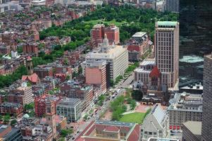 vista aérea de boston foto