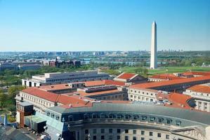 vista aérea de la ciudad de washington dc foto