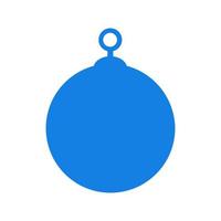Christmas ball illustrated on a white background vector