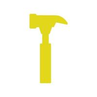 Hammer illustrated on a white background vector