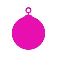 Christmas ball illustrated on a white background vector