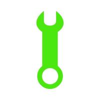 Wrench illustrated on white background vector