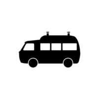 Ambulance illustrated on a white background vector