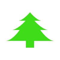 Christmas tree illustrated on white background vector