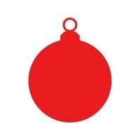 Christmas ball illustrated on a white background vector