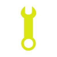 Wrench illustrated on white background vector
