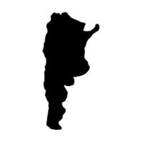 Argentina map illustrated on white background vector