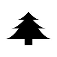 Christmas tree illustrated on white background vector