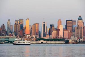 horizonte urbano de la ciudad de nueva york manhattan foto