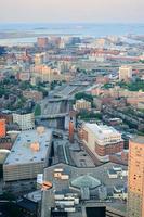 vista aérea de boston foto