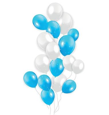 Glossy Balloons Background Vector Illustration