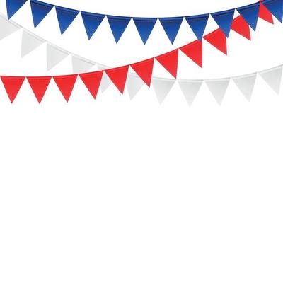 Party Background with Flags Vector Illustration. EPS 10