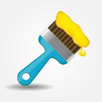 Paint brush icon vector illustration