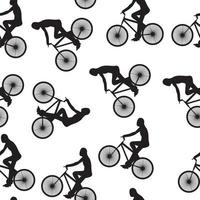 Bike background. Seamless pattern. Can be used for wallpaper, pa vector