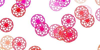 Light Pink vector layout with circle shapes.