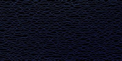 Dark BLUE vector texture with curves.