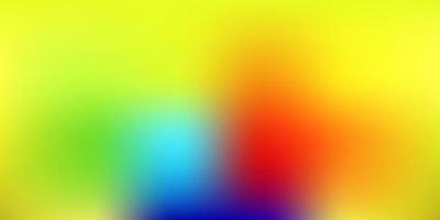 Light Multicolor vector blurred background.