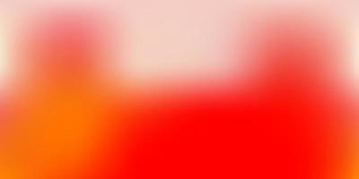 Light Orange vector abstract blur texture.