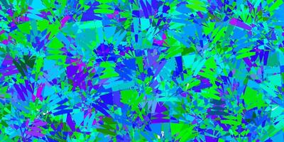 Light Multicolor vector backdrop with triangles, lines.