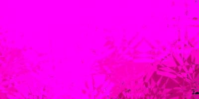 Dark Pink vector template with triangle shapes.