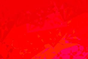 Dark Orange vector background with polygonal forms.