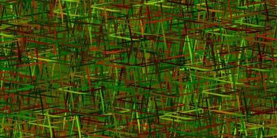 Dark Green, Yellow vector template with repeated sticks.