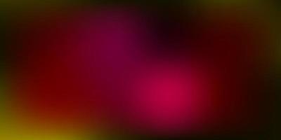 Dark Pink, Yellow vector gradient blur pattern.