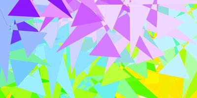 Light Multicolor vector background with random forms.