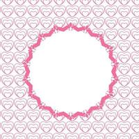 Design Retro Label, Frame, with Bow Vector Illustration